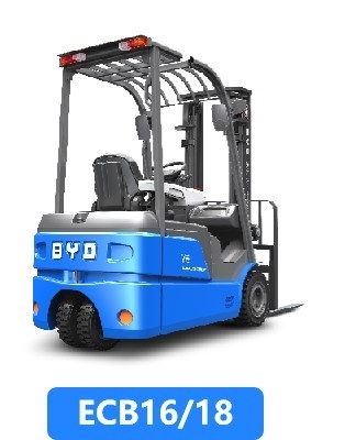중국에서 만든 BYD의 네 개의 피브트 균형 무게 1.6-1.8 톤 순수 전기 포크리프트