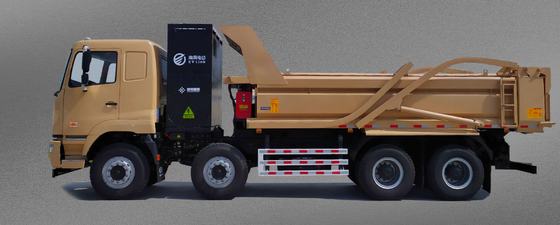 지일리 리모트 M5 순수 전기 덤프 트럭 8x4 충전 및 변경 통합 버전 282kWh
