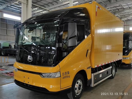 판매 챔피언 중국산 순수 전기 200KM BYD T5D 박스 물류 차량