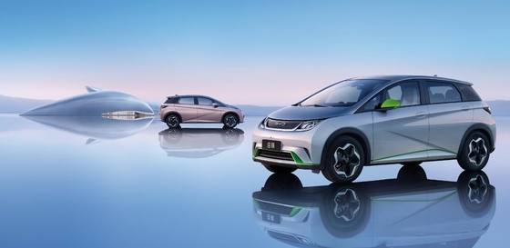 BYD 퓨어 전기 레인지 401KM 컴팩트 인기 홈 자동차 돌고래
