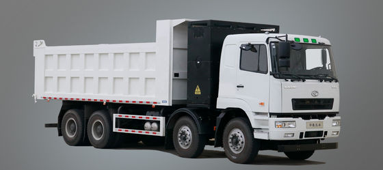 지일리 리모트 M5 순수 전기 덤프 트럭 8x4 충전판 423kWh