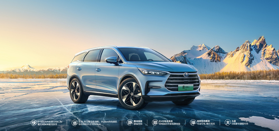 성능 기준: 121km 범위의 하이브리드 전력, 고급 전륜 구동 BYD SUV Tang DMI